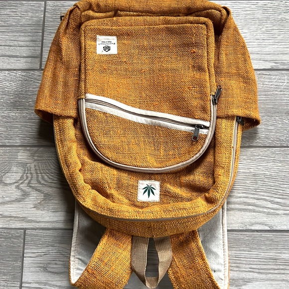 Pure Hemp Backpack Full Size Unisex Design - Picture 6 of 10